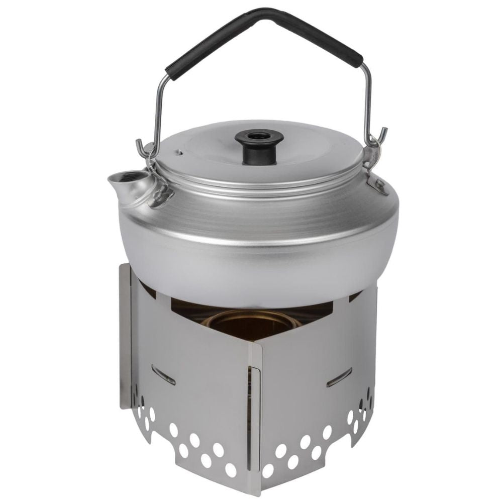 Trangia Kettle for 27 Series Cookers on top