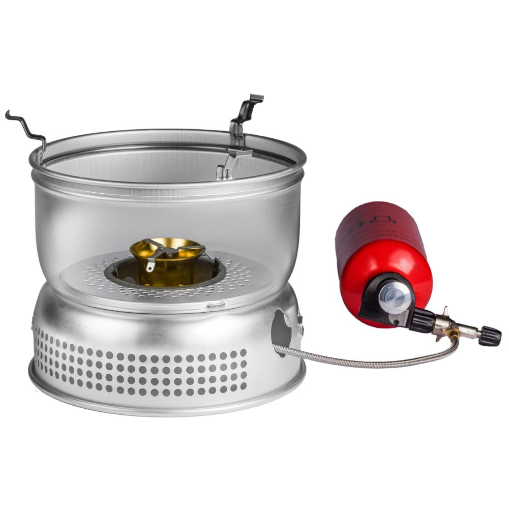 Trangia Multifuel Burner X2 Camping Stove (Red/Silver) example