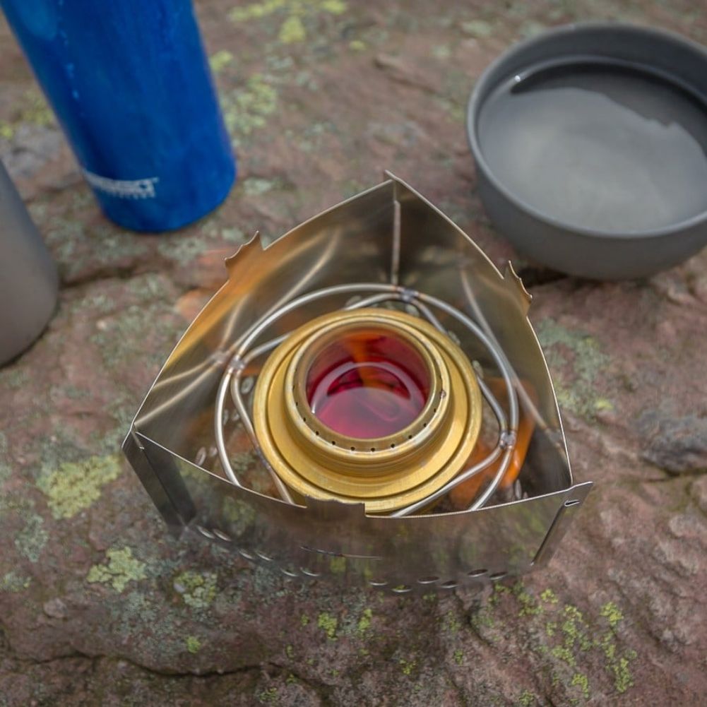 Trangia Triangle burn wood