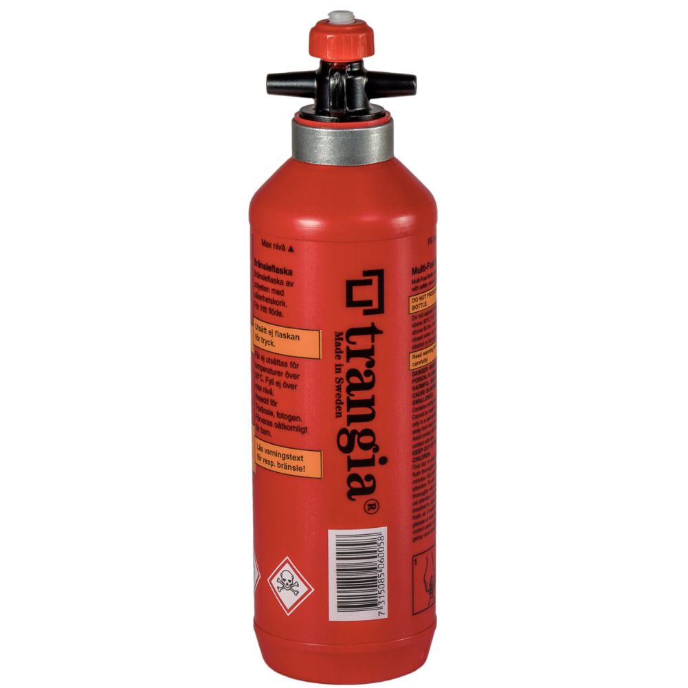 Trangia Fuel Bottles-0.3, 0.5 and 1L with Safety Valve (Red) 1l