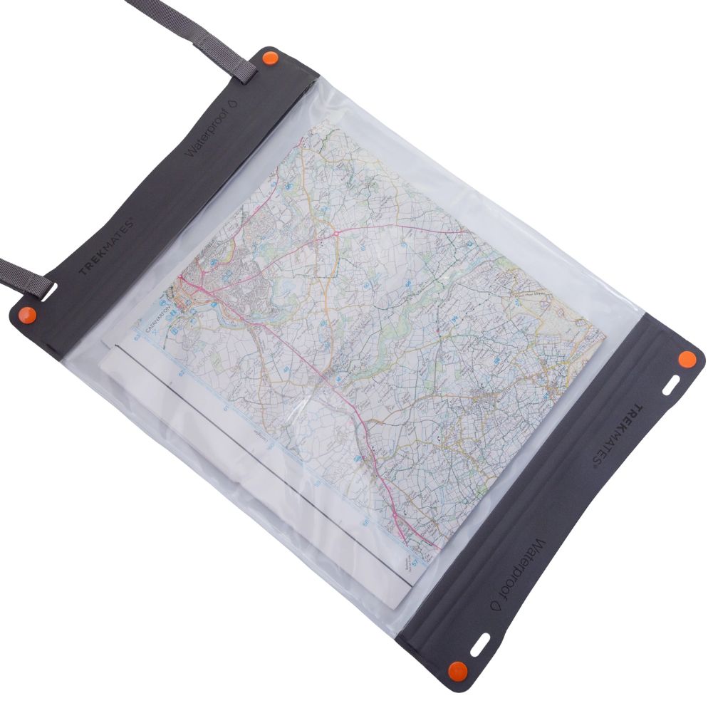 Trekmates Twin Seal Map Case map inside