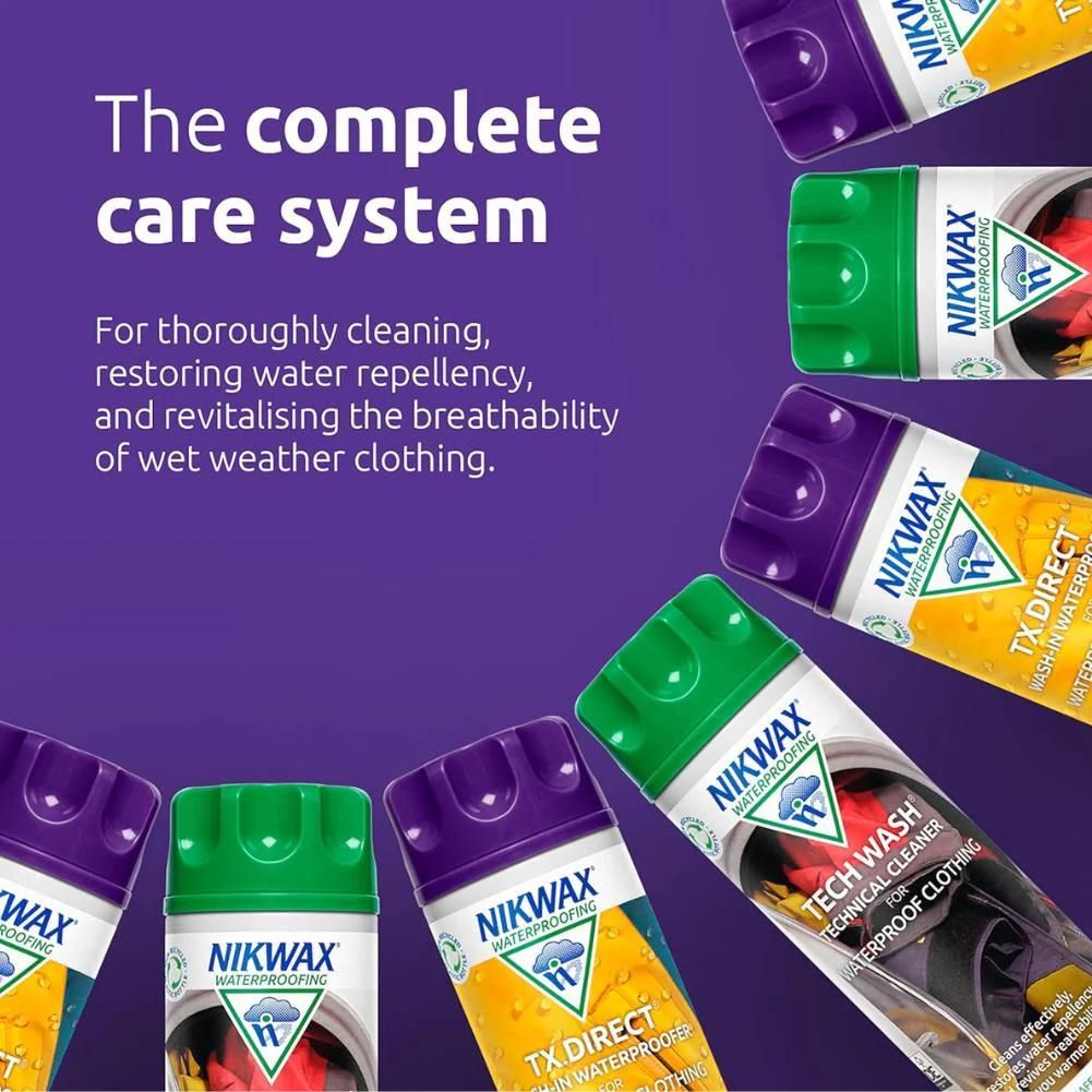 Nikwax Twin Tech Wash/TX Direct Wash In care system