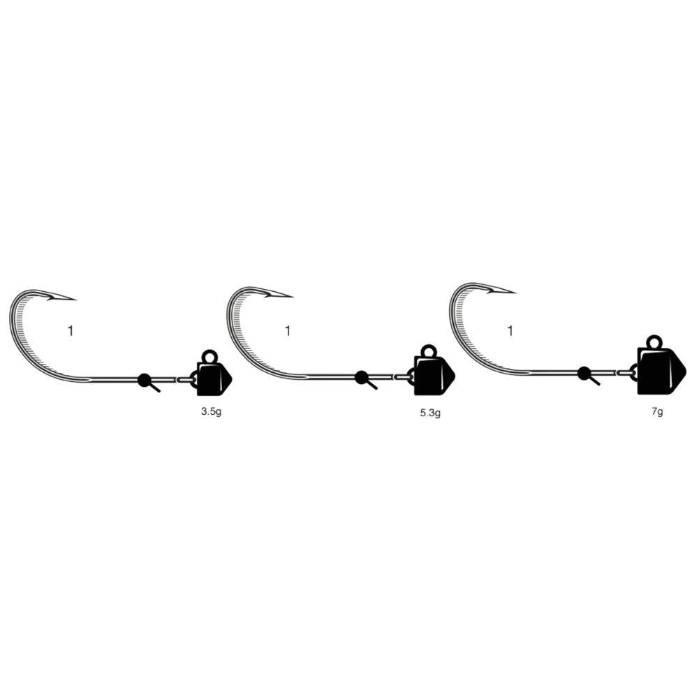 VMC Swingin Ned Rig Fishing Jig Head 
