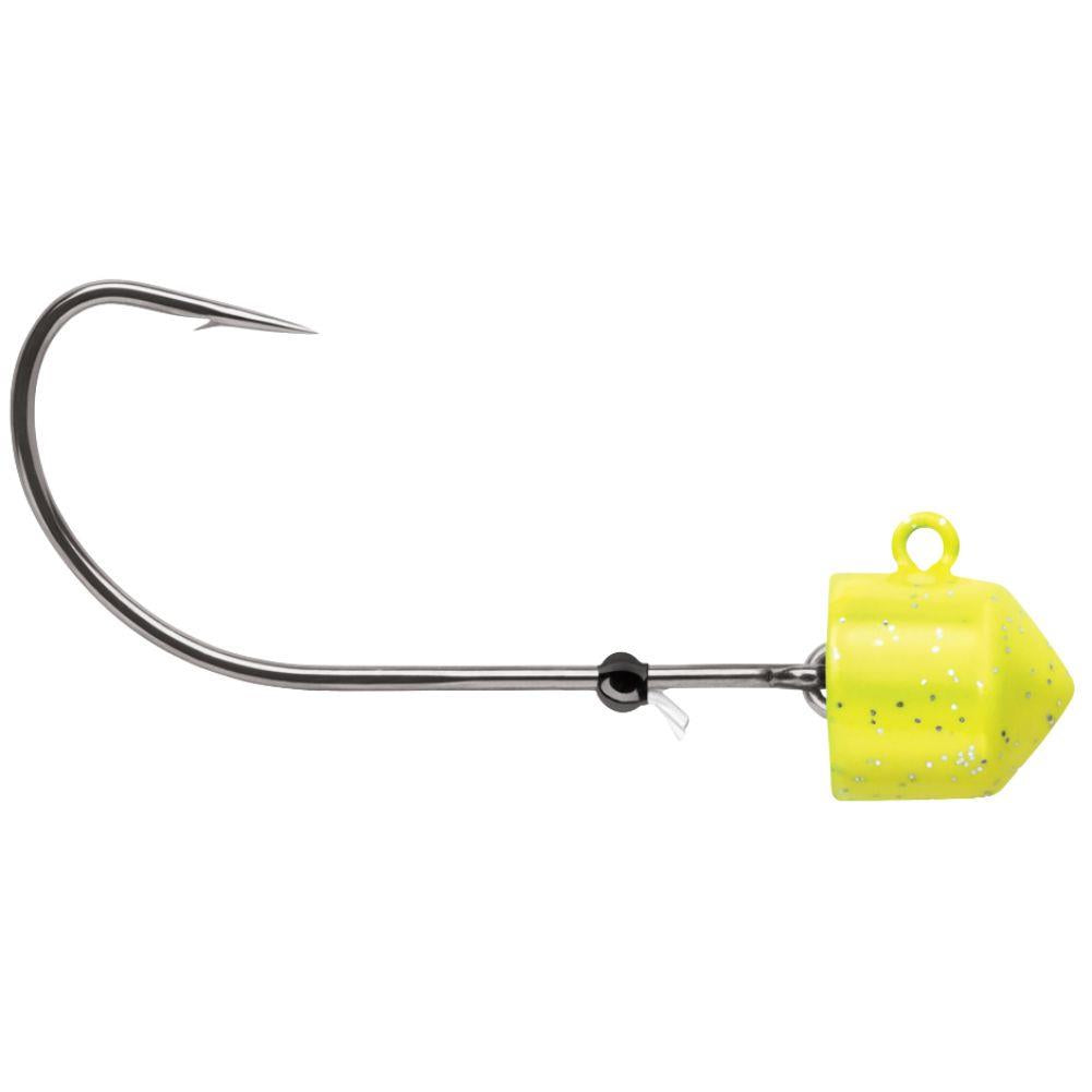 VMC Swingin Ned Rig Fishing Jig Head (Chartreuse)