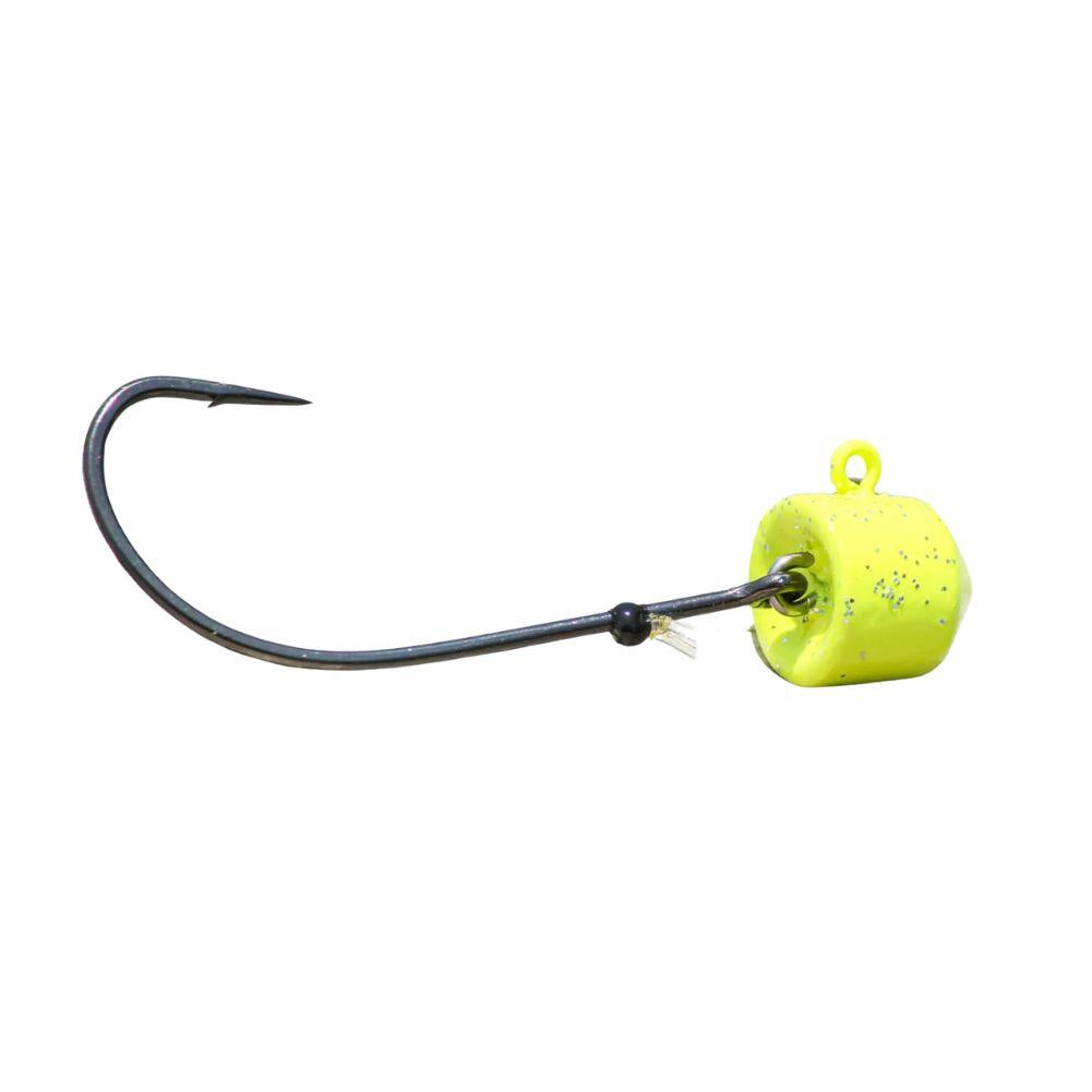 VMC Swingin Ned Rig Fishing Jig Head (Chartreuse) Front