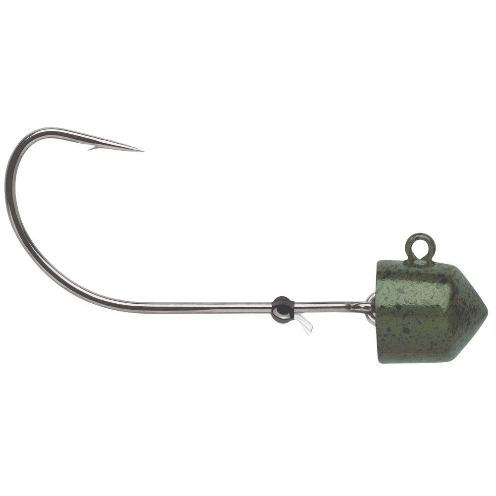 VMC Swingin Ned Rig Fishing Jig Head (Green Pumpkin)