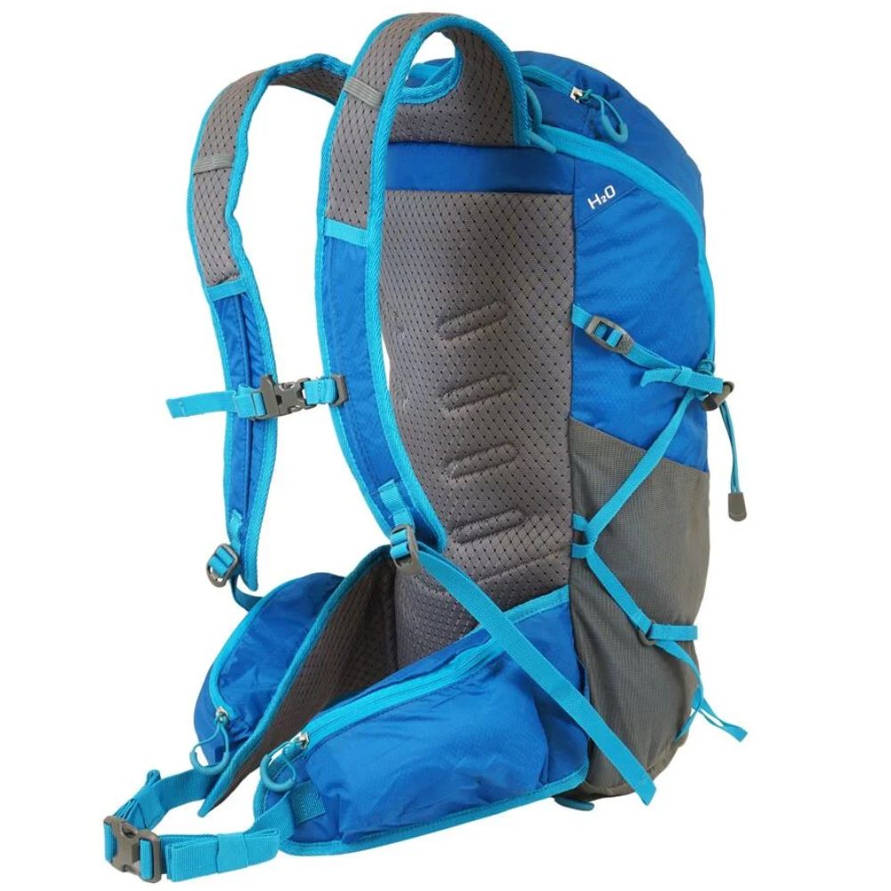 Vango Apex 25 Rucksack (Crystal Blue) right back angle