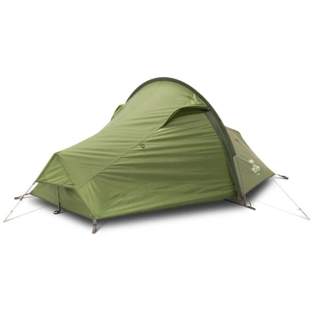 Vango Apex Compact 200 Tent - 2 Man Lightweight Tent (Forest Green) back door