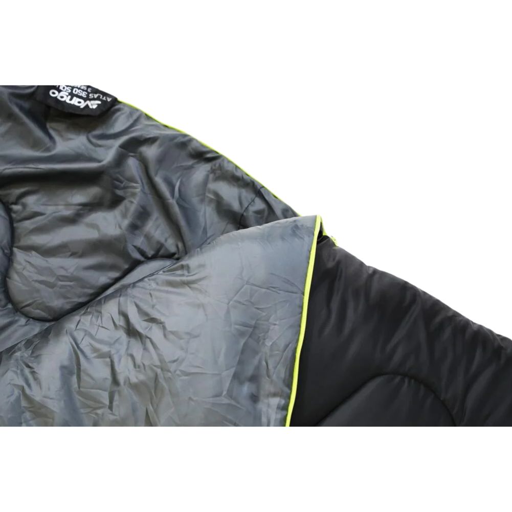 Vango Atlas 350 Quad Sleeping Bag close up flap