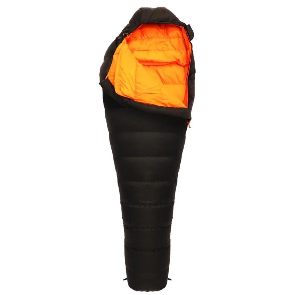 Vango Cobra 600 Down Filled Sleeping Bag (Anthracite) slight open