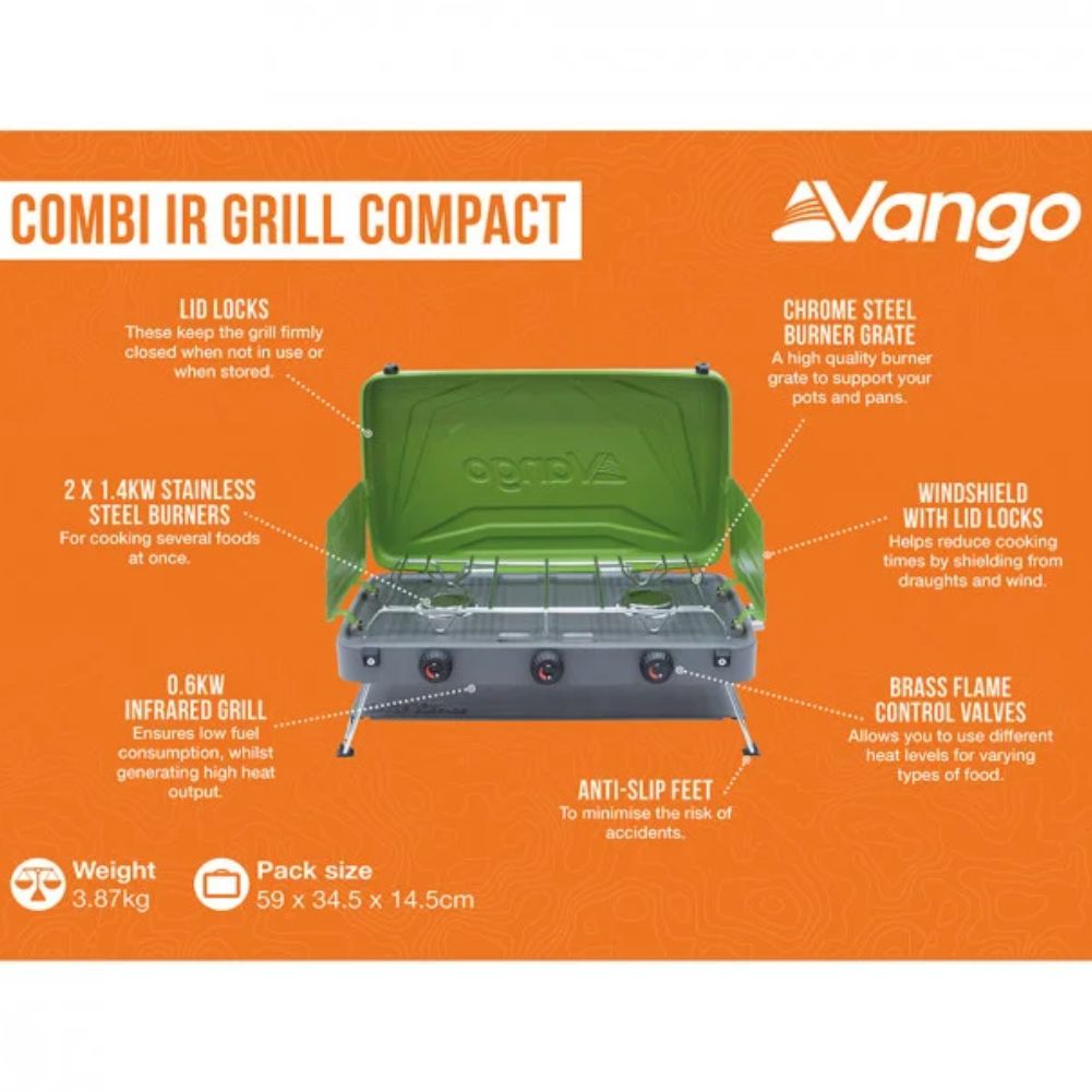 Vango Combi IR Grill Compact info