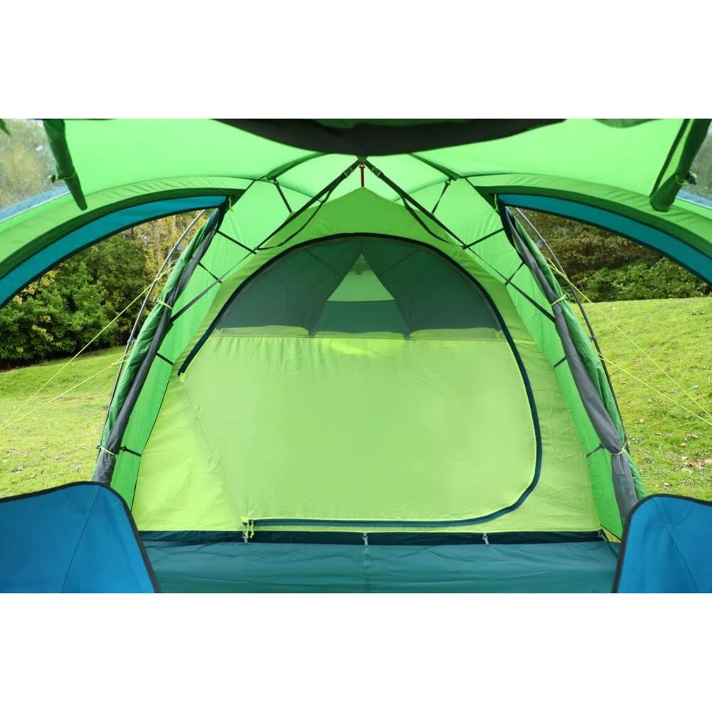 Vango Cosmos 300 Tent - 3-Man Tent (Pamir Green) inside the tent