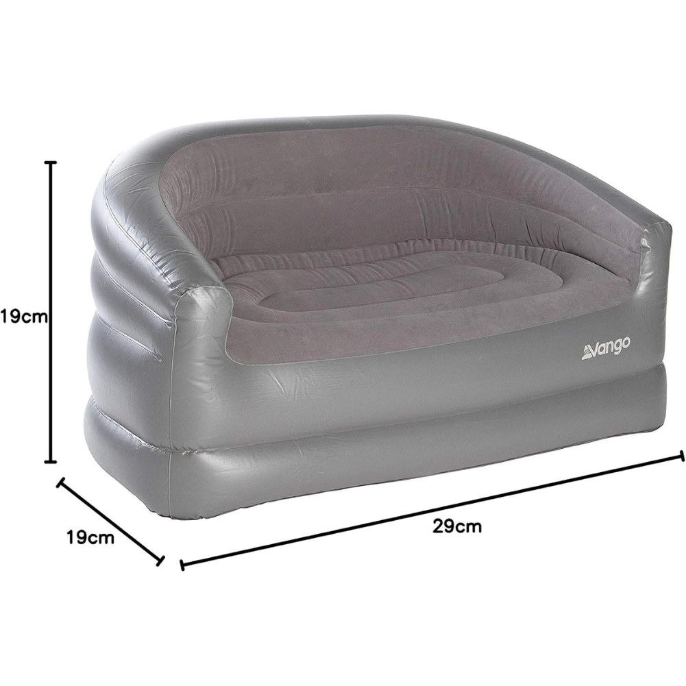 Vango Inflatable Sofa (Nocturne Grey) measurements