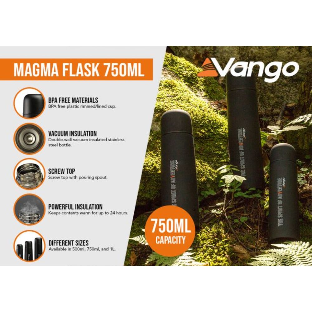 Vango Magma Vacuum Flask - Hot and Cold