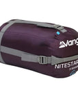 Vango Nitestar Alpha 250S (Short) Trekking Sleeping Bag on its side
