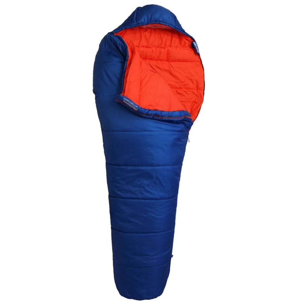 Vango Nitestar Alpha 250 Trekking Sleeping Bag (Classic Blue) flap open