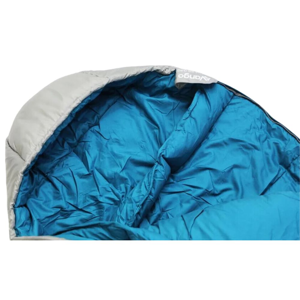 Vango Nitestar Alpha 300 Quad Sleeping Bag (Fog) close up 