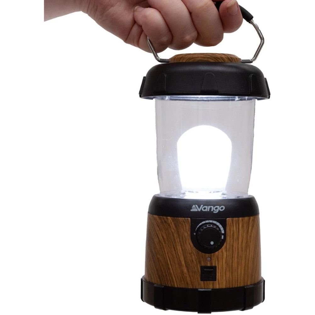 Vango Nova 200 Recharge Lantern - Camping Lantern holding