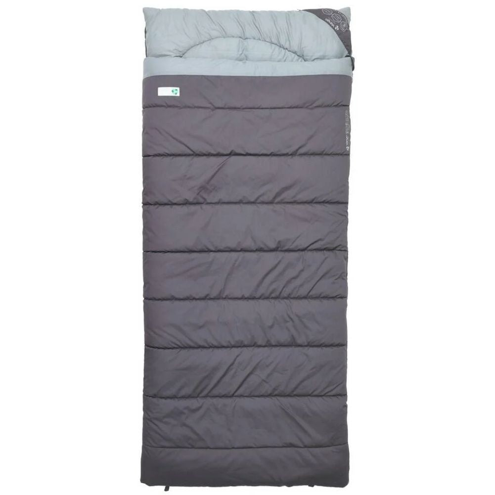 Vango Shangri-La Luxe XL Family Sleeping Bag (Shadow Grey) flat