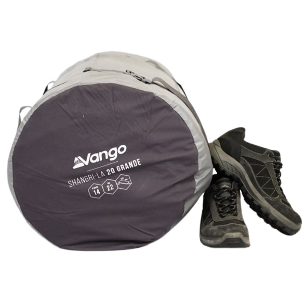Vango Shangri-la 11 20 Grande Self-Inflating Mat (Cloud Grey / Shadow Grey)