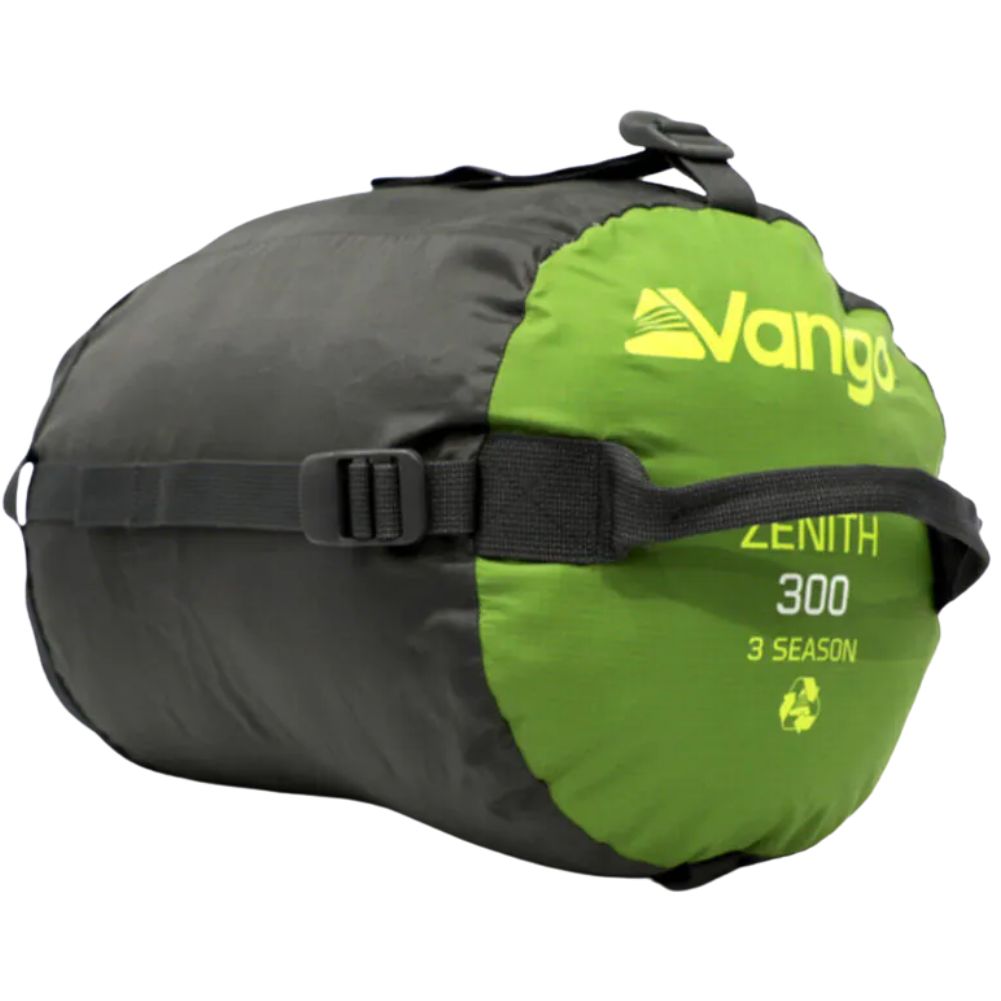 Vango Zenith 300 Eco Sleeping Bag (Peridot Green) [packed up