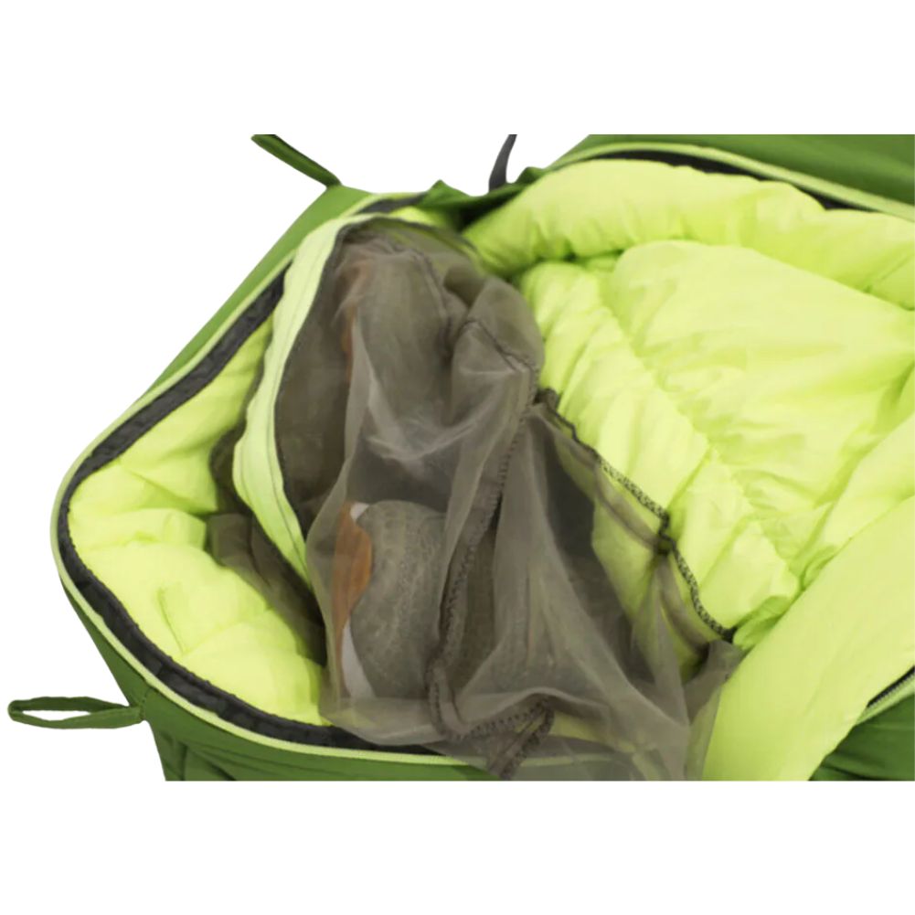 Vango Zenith 300 Eco Sleeping Bag (Peridot Green) mesh