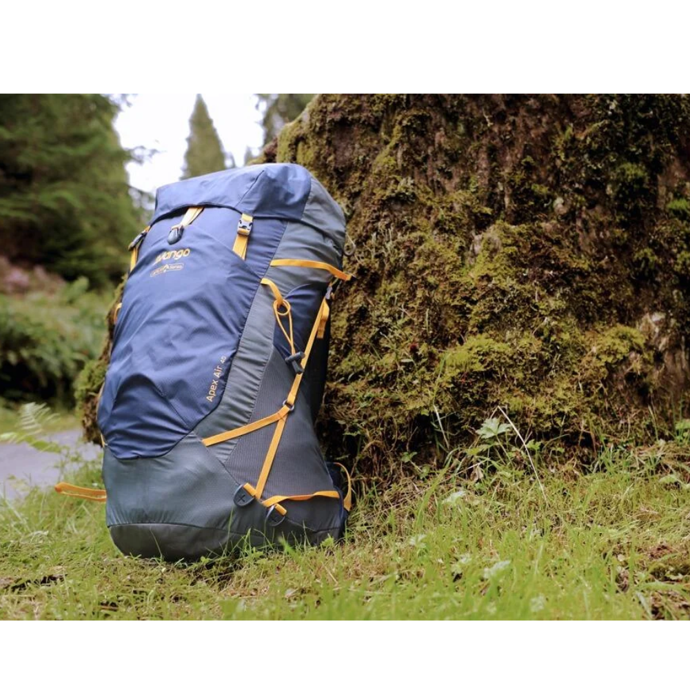 Vango Apex Air 40 Rucksack (Moonlit Ocean) leaning