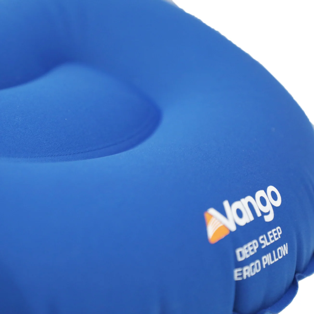 Vango Deep Sleep Ergo Pillow (Classic Blue) logo close up