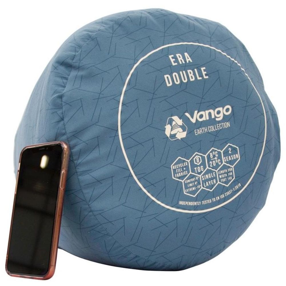Vango Era Double Sleeping Bag sizes