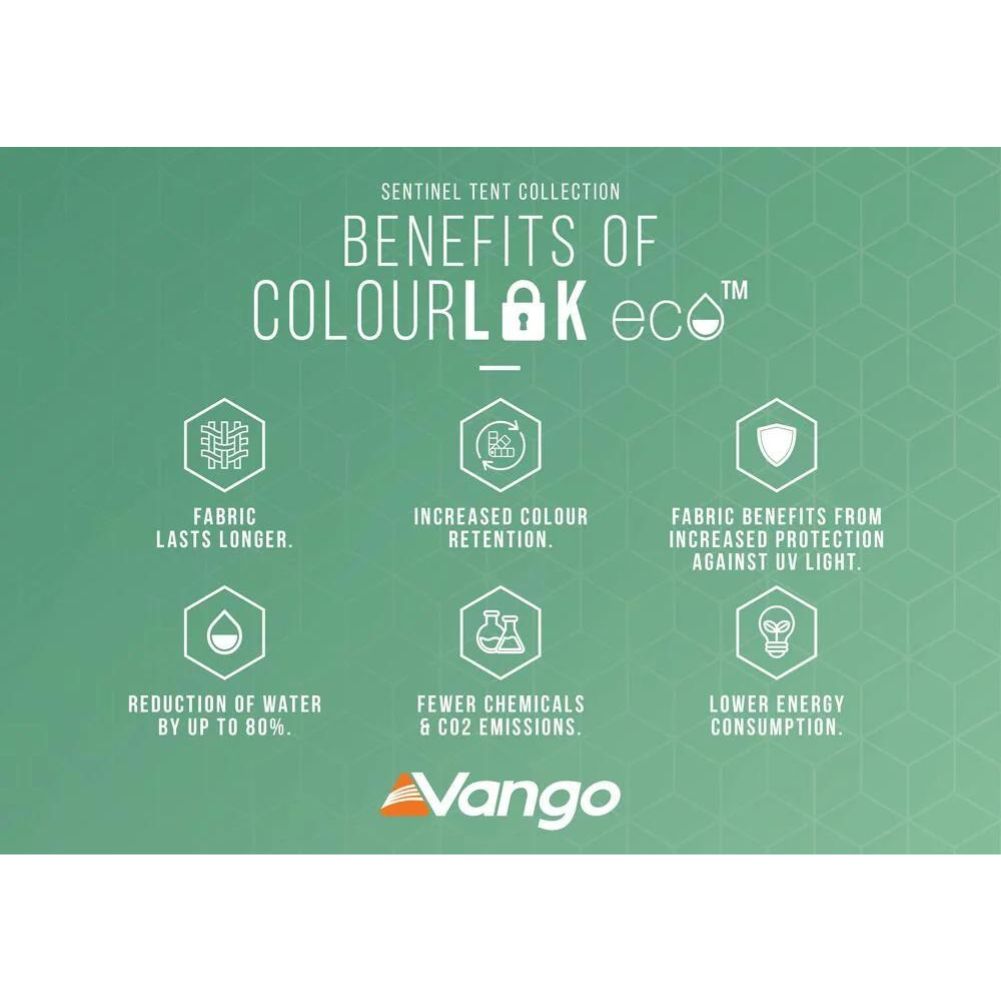 Vango Harris 500 Tent - 5 Person Family Poled Tent - Eco 