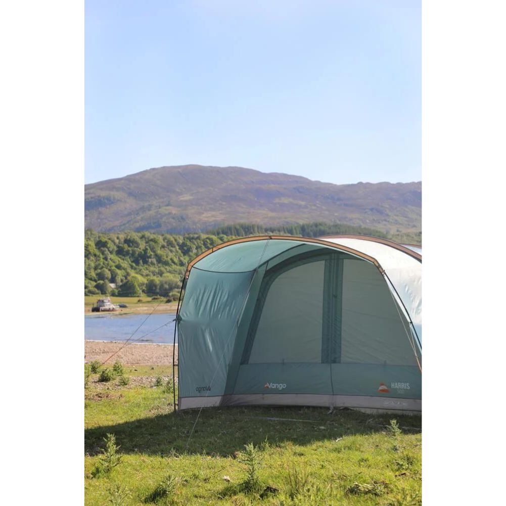 Vango Harris 500 Tent - 5 Person Family Poled Tent - Front Close 