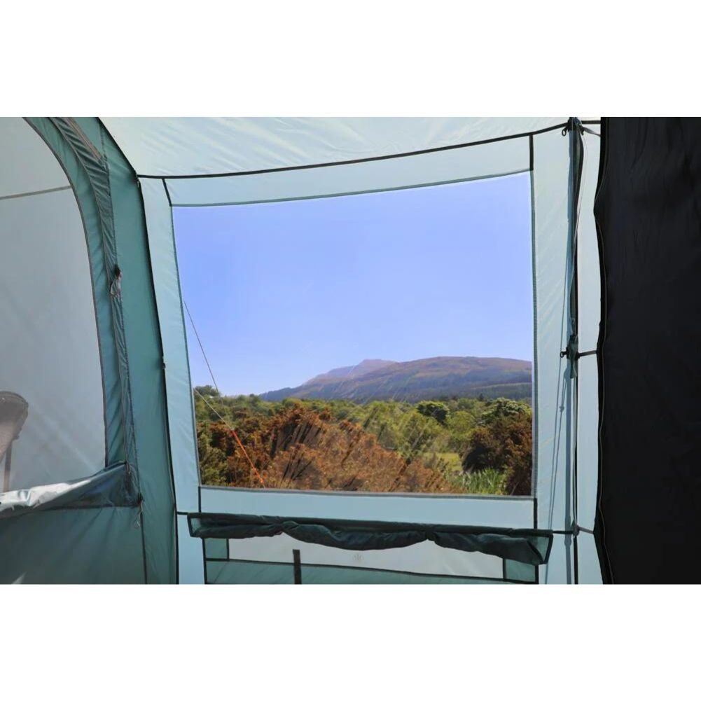 Vango Harris 500 Tent - 5 Person Family Poled Tent - Window 