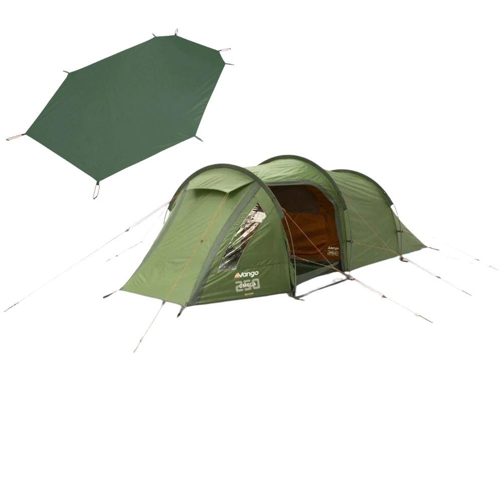 Vango Omega 250 Eco Tent + Vango Omega 250 Groundsheet Protector - GP526