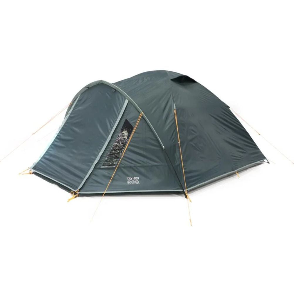 Vango Tay 400 Tent - 4 Man Tent (Deep Blue) closed