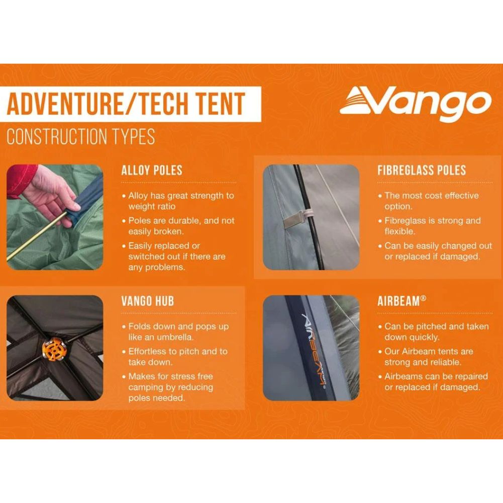 Vango Tay 400 Tent - 4 Man Tent (Deep Blue)tent