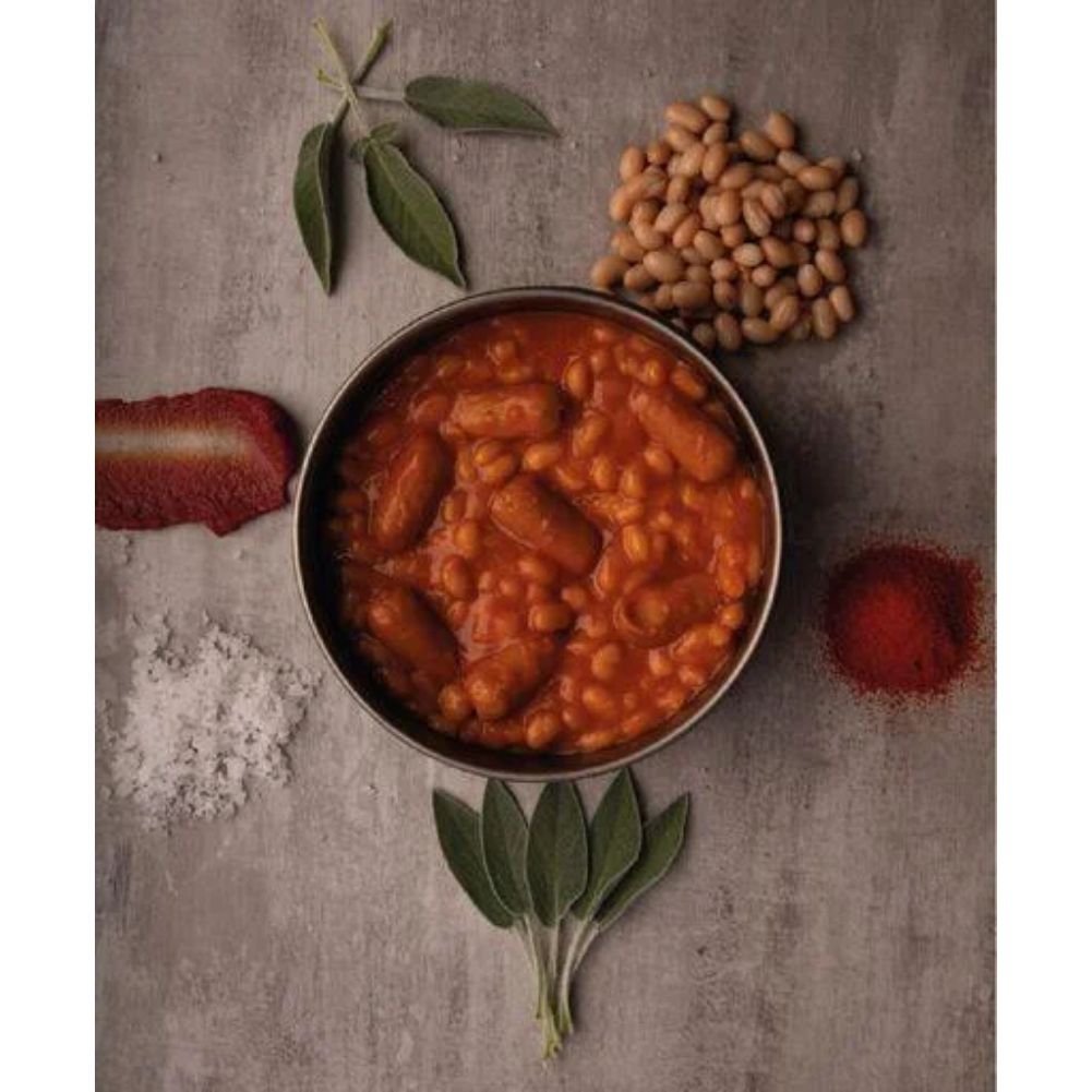 Wayfayrer Beans & Sausage - Outdoor Camping Ready to Eat Meal Pouch food
