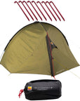 Wild Country Helm Compact 3 Tent + Helm Compact 3 Footprint + 10x Free Aluminium Alloy V-Angle Peg