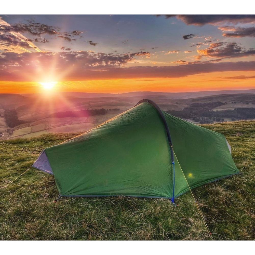 Wild Country Zephyros Compact 1 V3 Tent + Footprint Package - Pitched