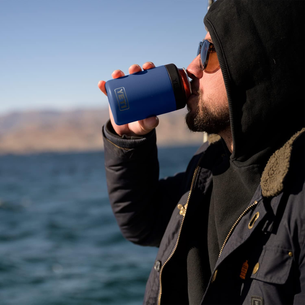 YETI Rambler 12oz Colster Can Insulator (Navy) drinking