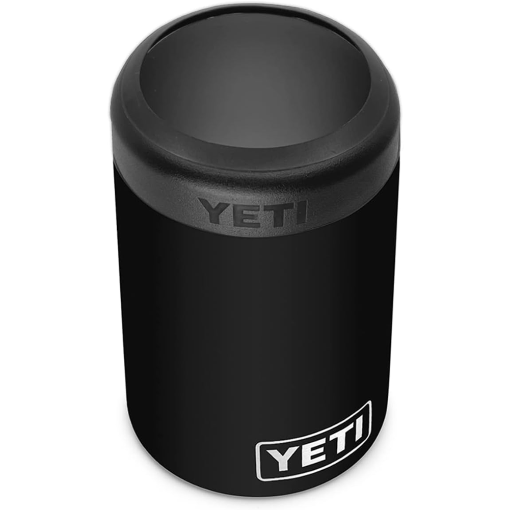 YETI Rambler 12oz Colster Can Insulator (Black) top angle