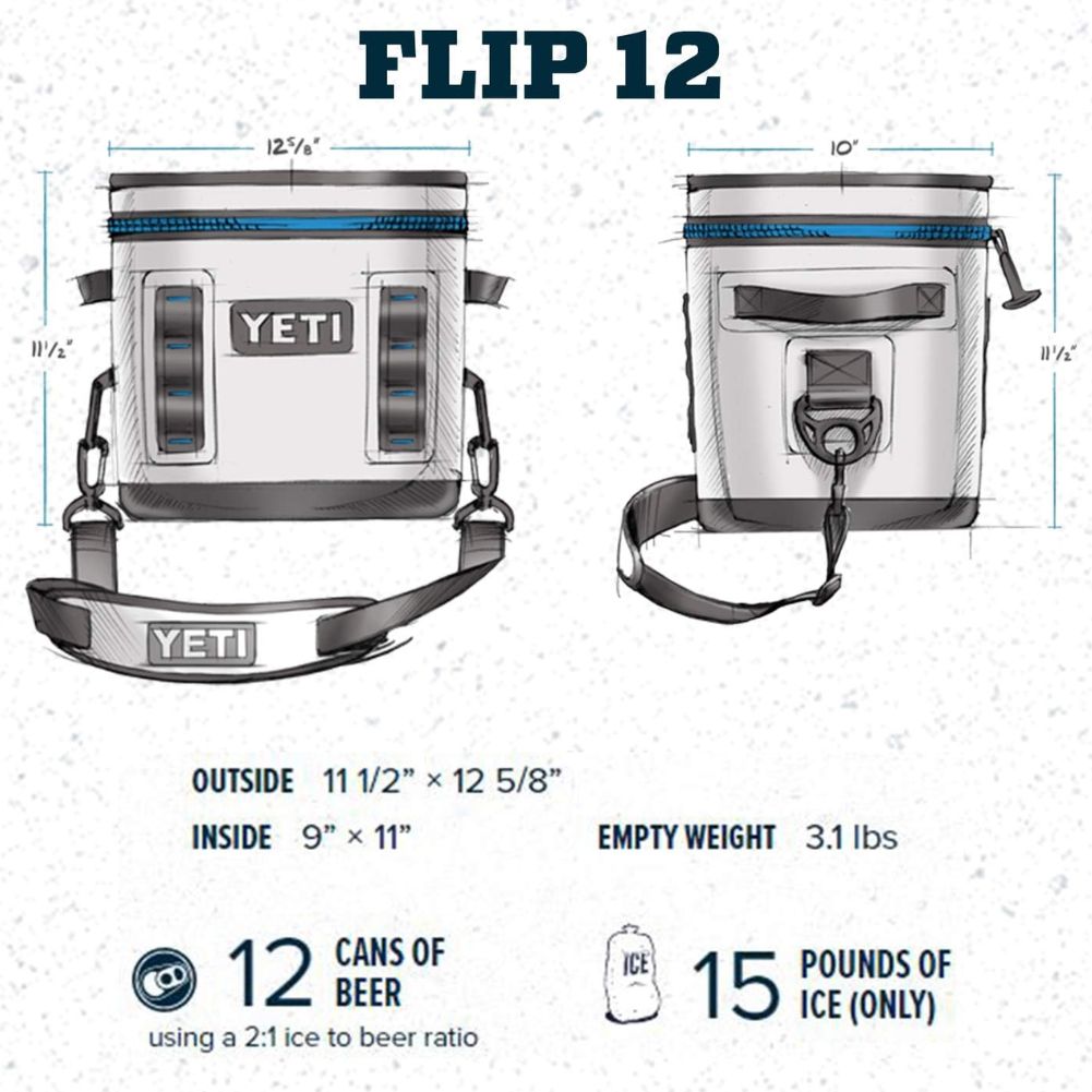 Yeti Hopper Flip 12 Soft Cooler (Charcoal)
