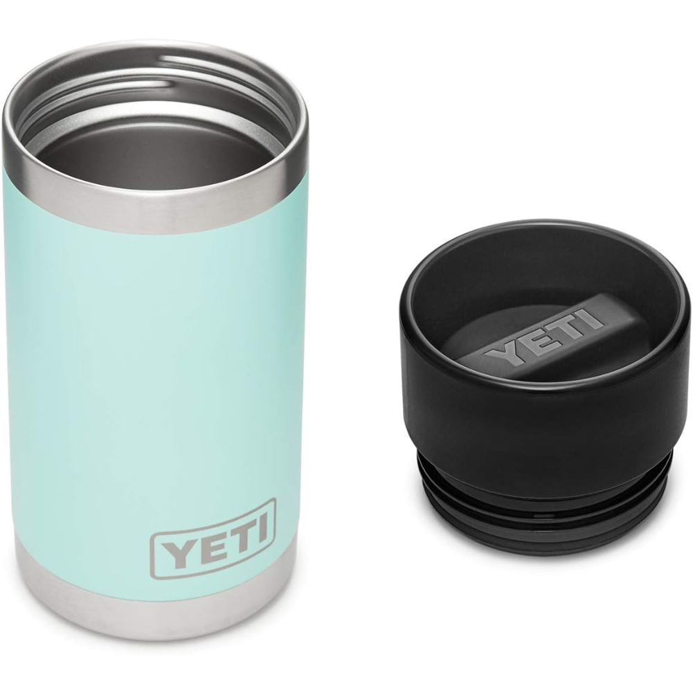 Yeti Rambler 12 OZ Bottle With Hotshot Cap (Seafoam) lid