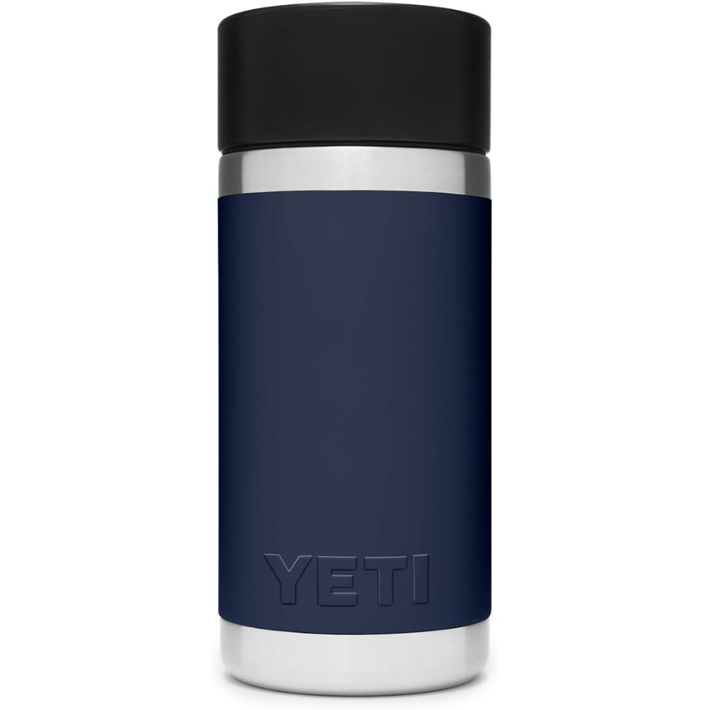 Yeti Rambler 12 OZ Bottle With Hotshot Cap (Navy) back 