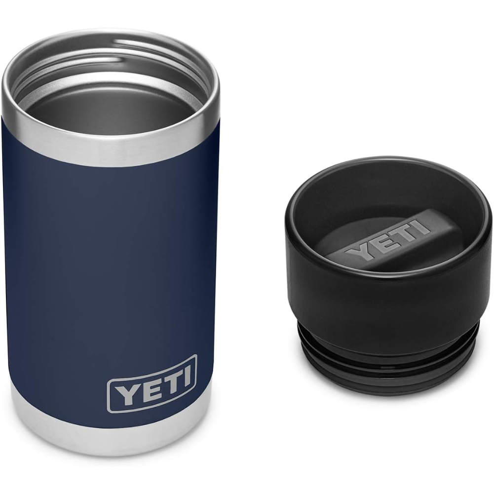 Yeti Rambler 12 OZ Bottle With Hotshot Cap (Navy) lid