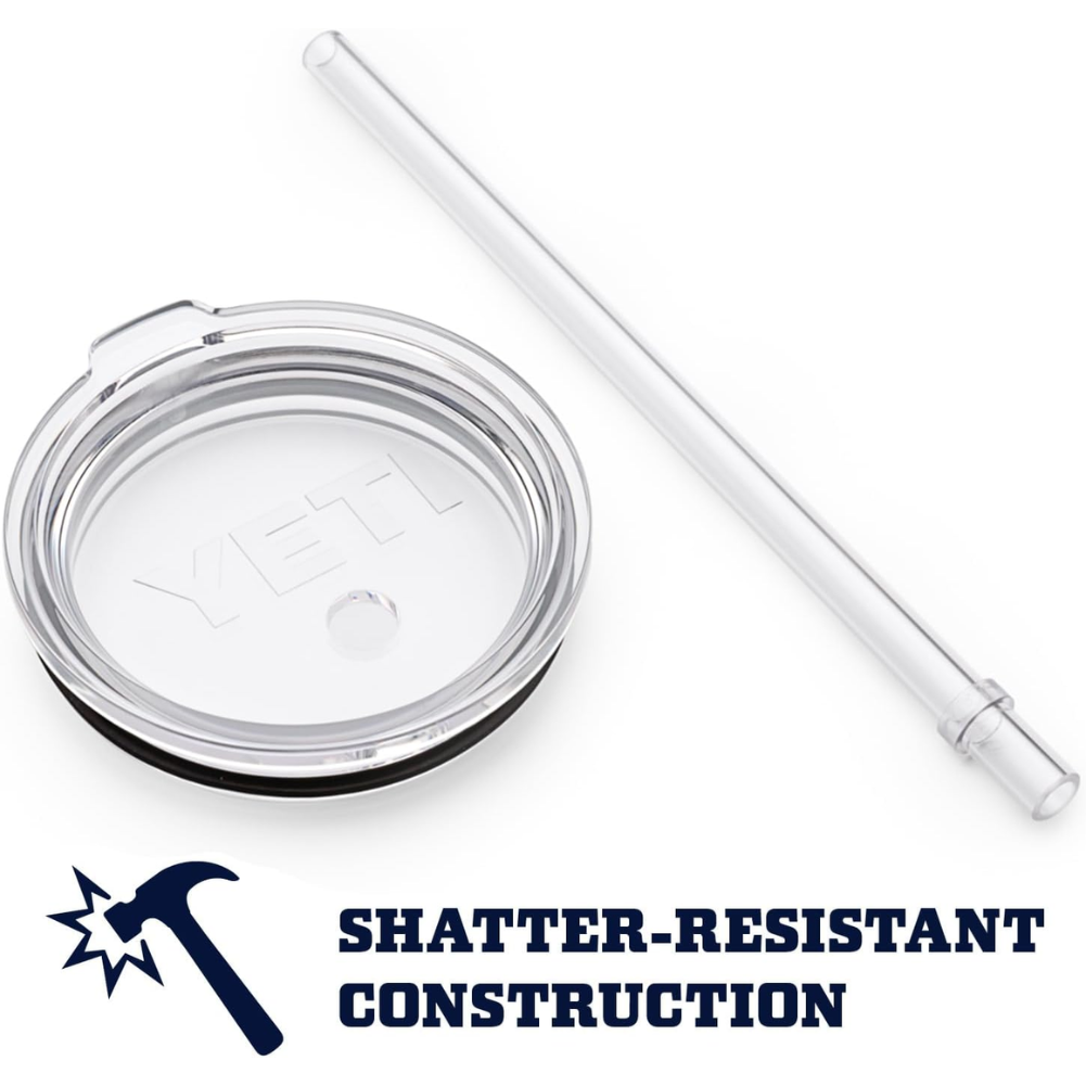 Yeti Rambler 20 OZ Tumbler Straw Lid shatter proof