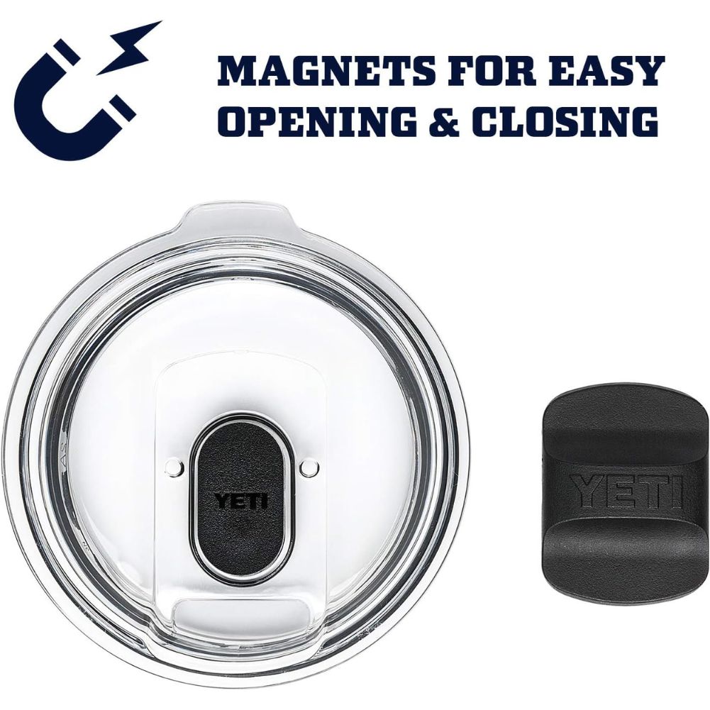 Yeti Rambler 20 OZ Tumbler (Navy) lid magnet