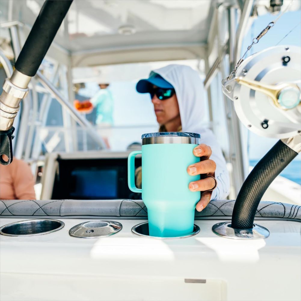Yeti Rambler 30 Oz (887 Ml) Travel Mug (Seafoam)
 yeti