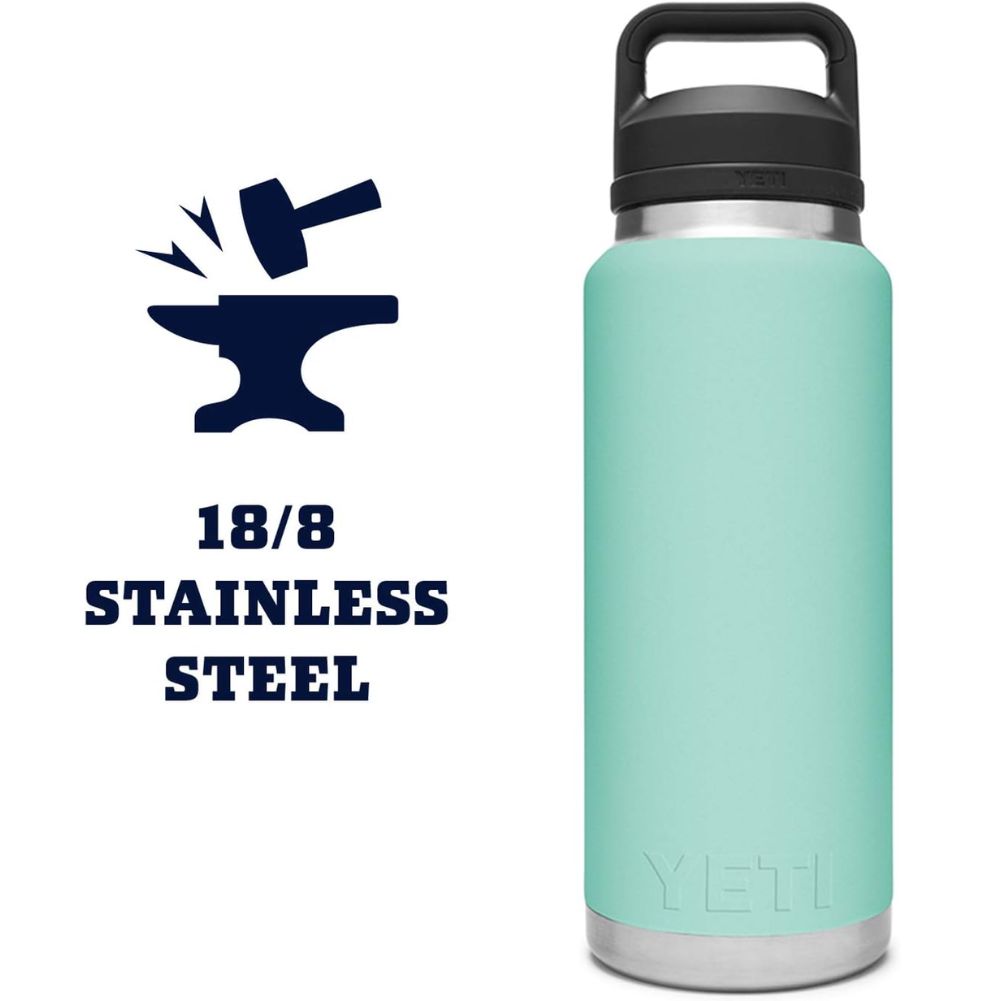 Yeti Rambler 36 OZ Bottle With Chug Cap stainless steel