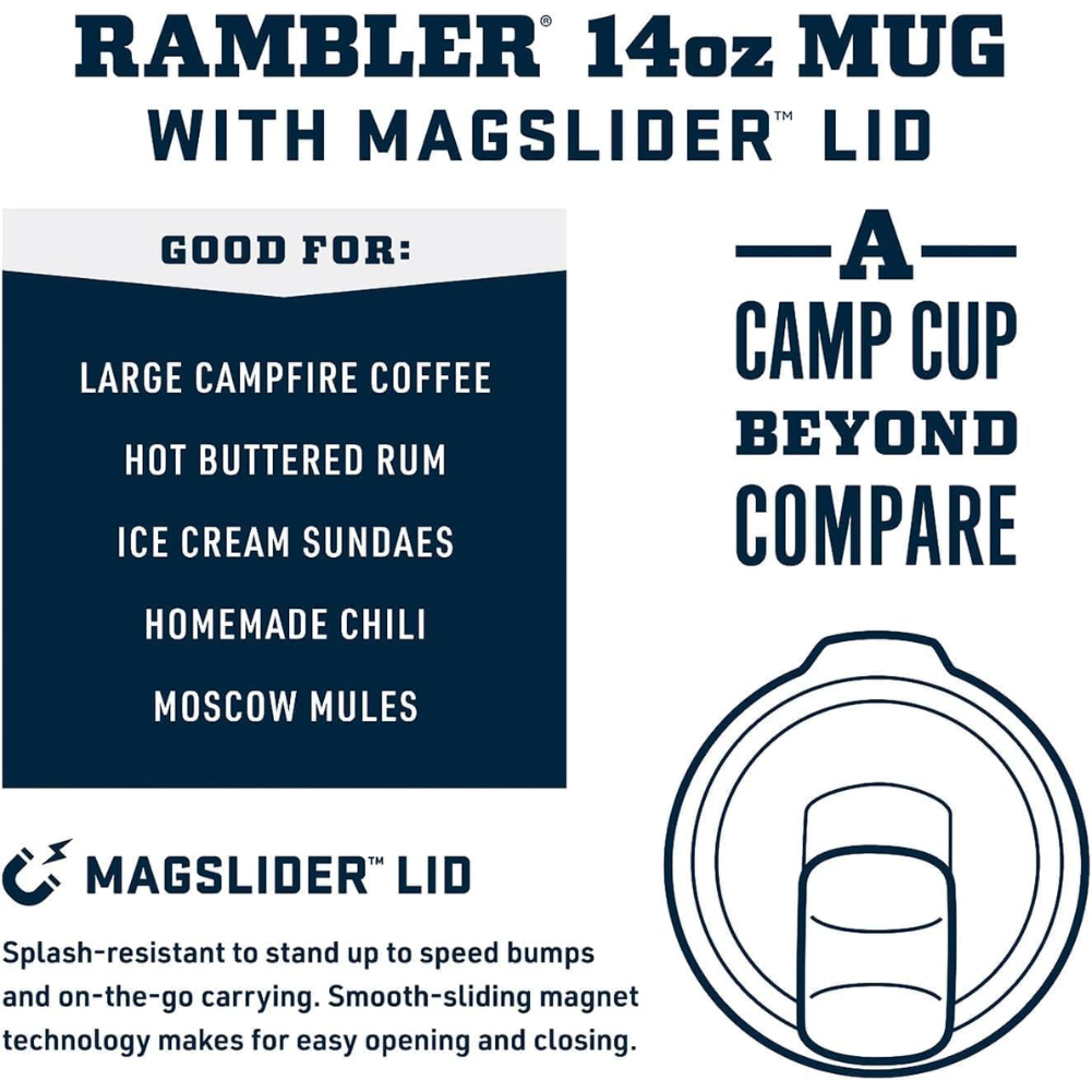 Yeti Rambler Mug 14OZ (Navy) magslider