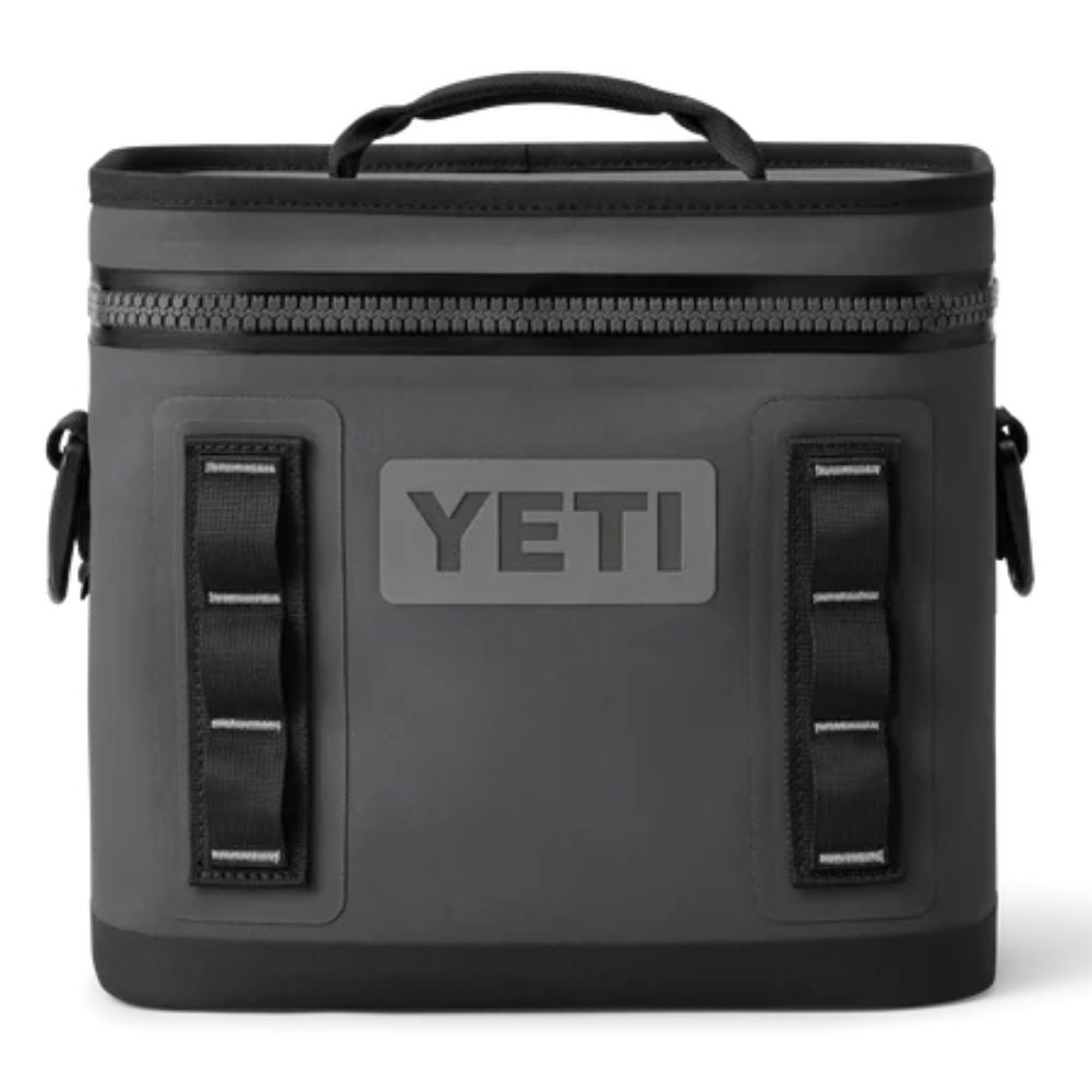 Yeti Hopper Flip 8 Soft Cooler (Charcoal) front no strap